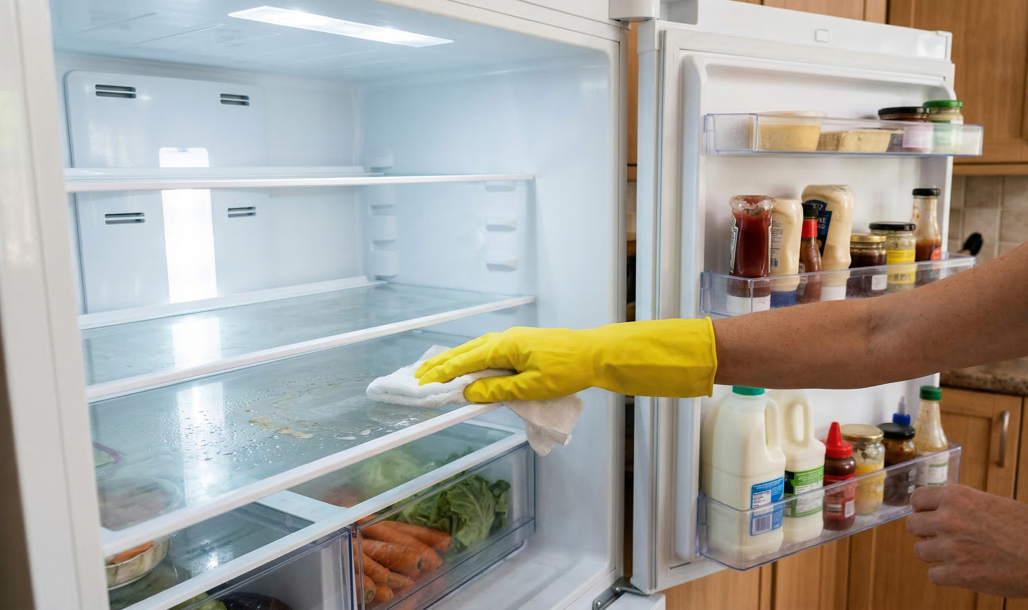 Domáce prípravky vyčistia chladničku rýchlo a účinne.