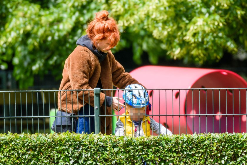 Karolina Gruszka z córką