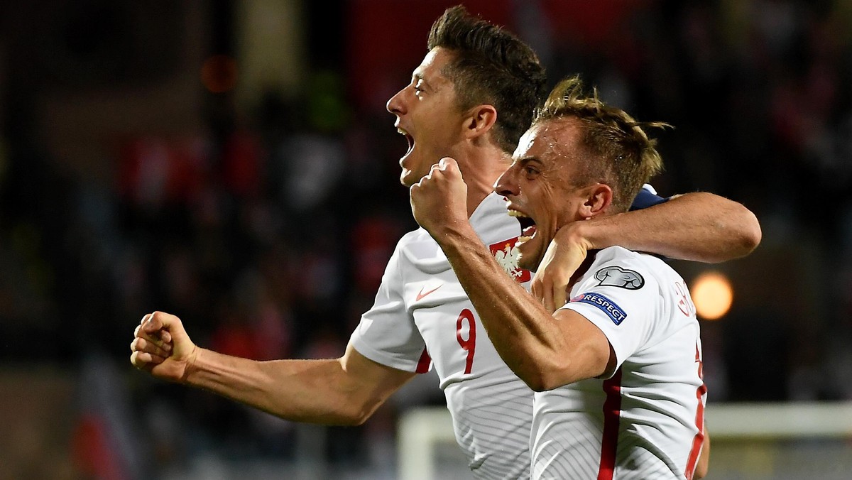 Kamil Grosicki Robert Lewandowski reprezentacja Polski piłka nożna futbol mundial 2018 mistrzostwa świata 2018