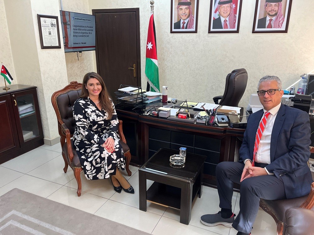 Diplomatka Alexandra Janečková v Jordánsku.