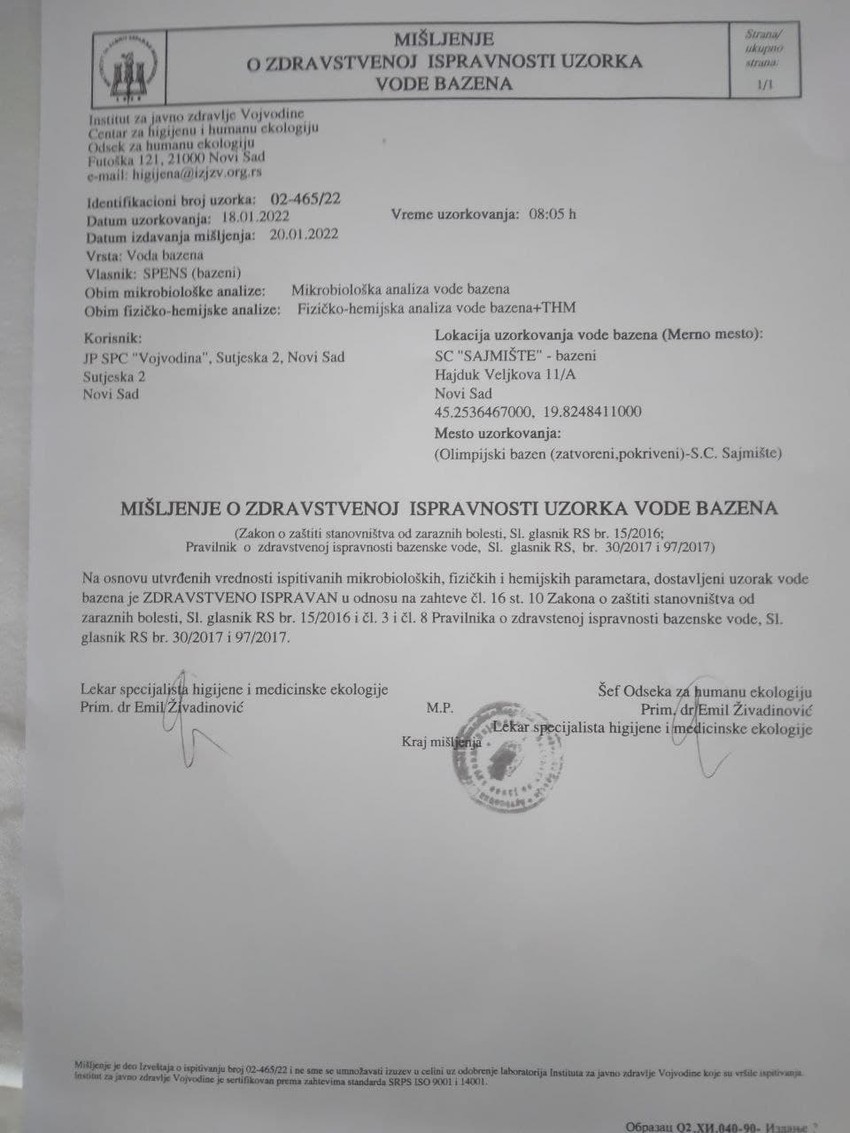 Provera kvaliteta vode