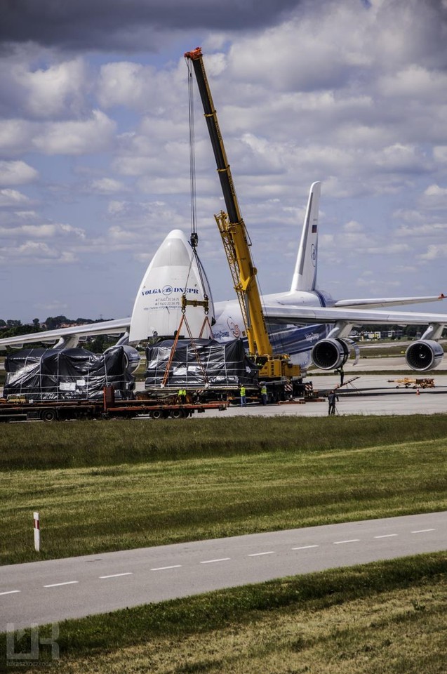 AN-124 Rusłan zawitał dzisiaj do Gdańska