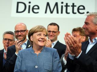 Angela Merkel po ogłoszeniu wyniku wyborów w Niemczech