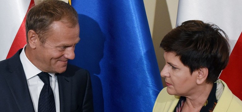 Spotkanie premier Beaty Szydło z szefem Rady Europejskiej Donaldem Tuskiem