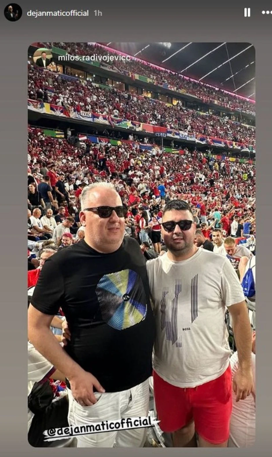 Saša Matić na utakmici