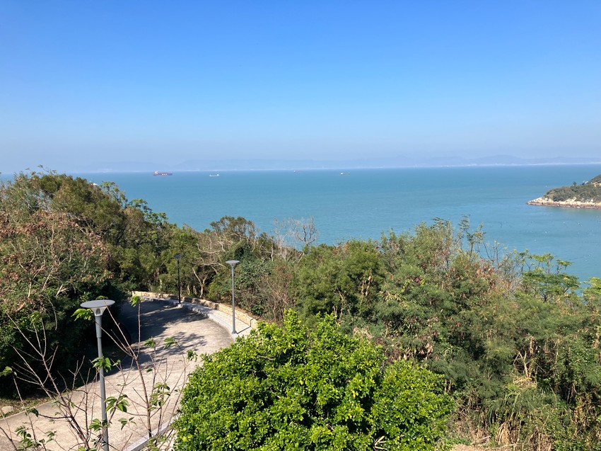 Pogled sa ostrva Matsu na Tajvanski moreuz i kontinentalnu Kinu