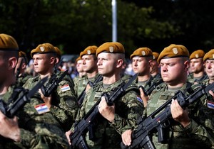 Hrvatska vojska na paradi u Zagrebu 31. jula 2025.