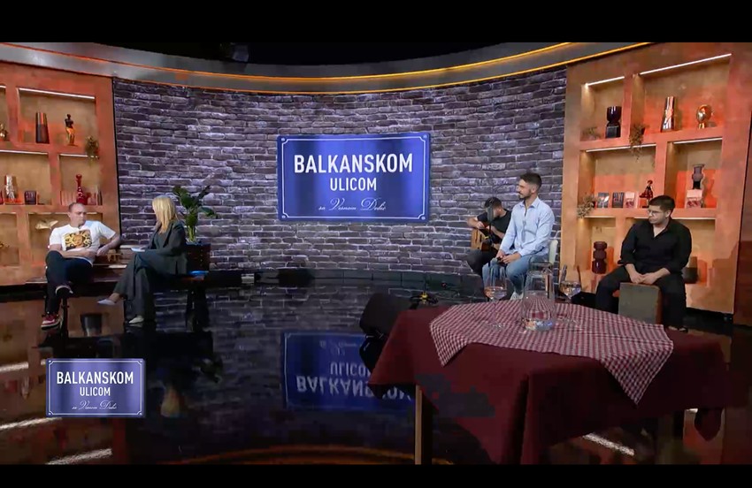 Bojan Krivokapić u emisiji "Balkanskom ulicom"