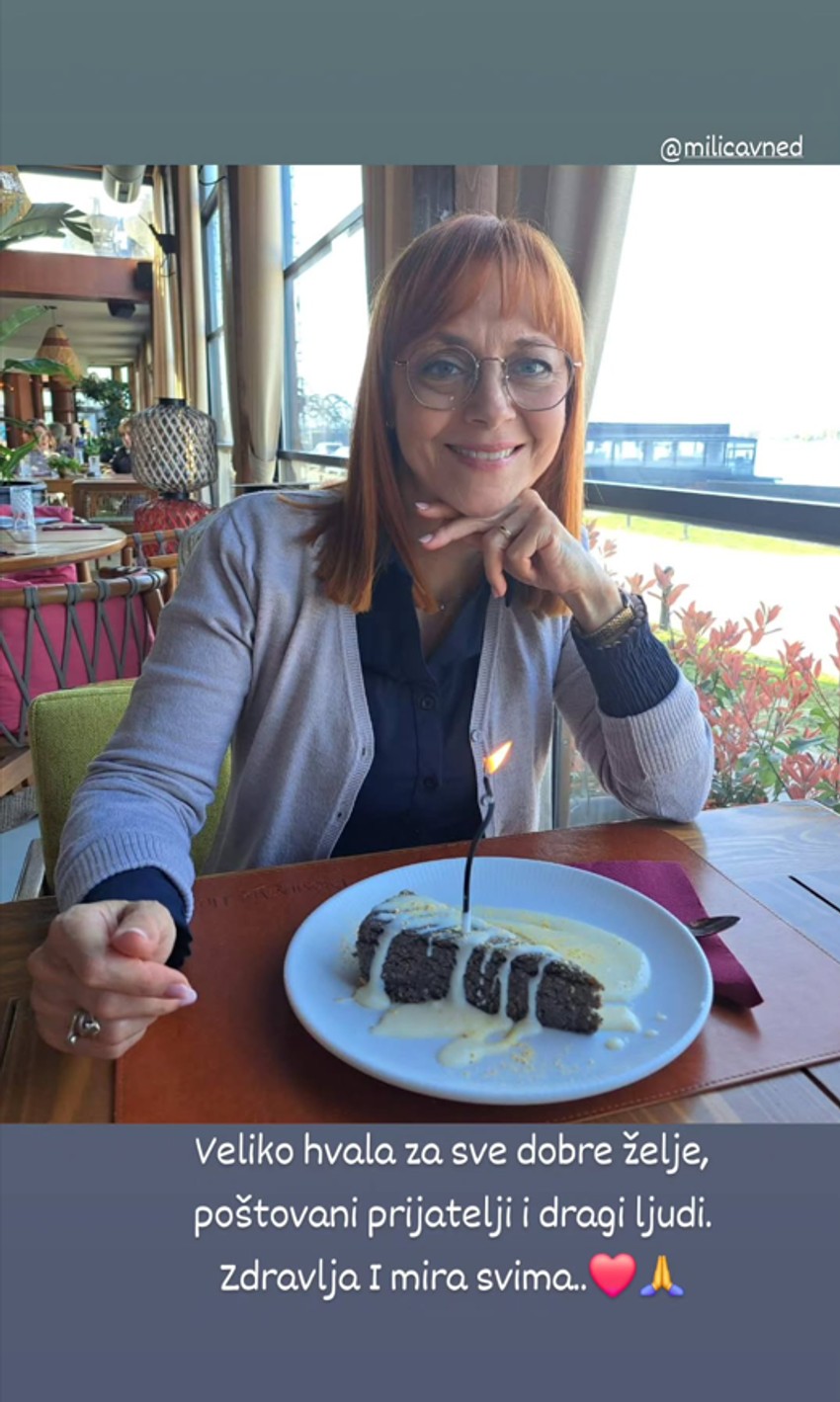 Milica Nedić proslavila rođendan