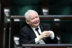 Jarosław Kaczyński w Sejmie. 