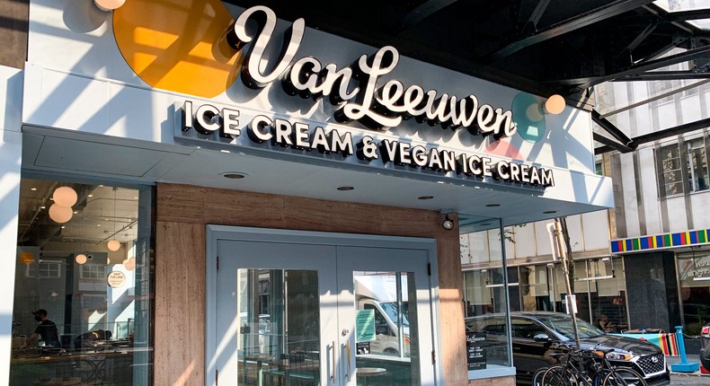 Van Leeuwen ice cream Philadelphia.
