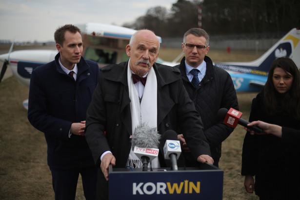 Korwin-Mikke w Legionowie zapowiada zmianę Konstytucji