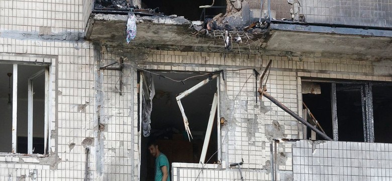 Noc terroru nad Ukrainą. Rosyjskie drony uderzają w miasta, ranni w stolicy