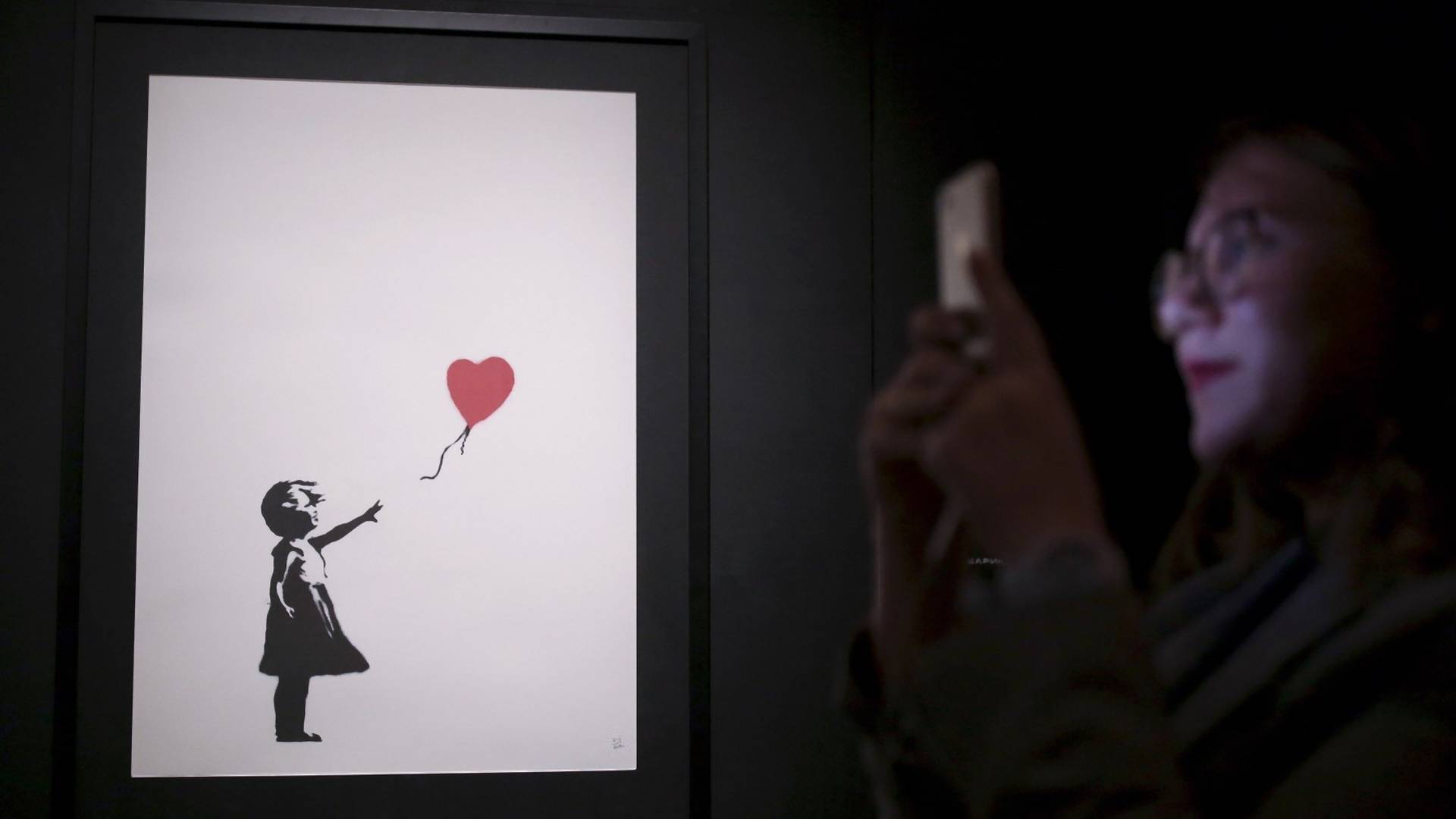 Benksijeva čuvena slika se "samouništila" nakon što je prodata za 1,4 miliona dolara