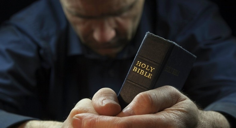 Man praying [file photo]