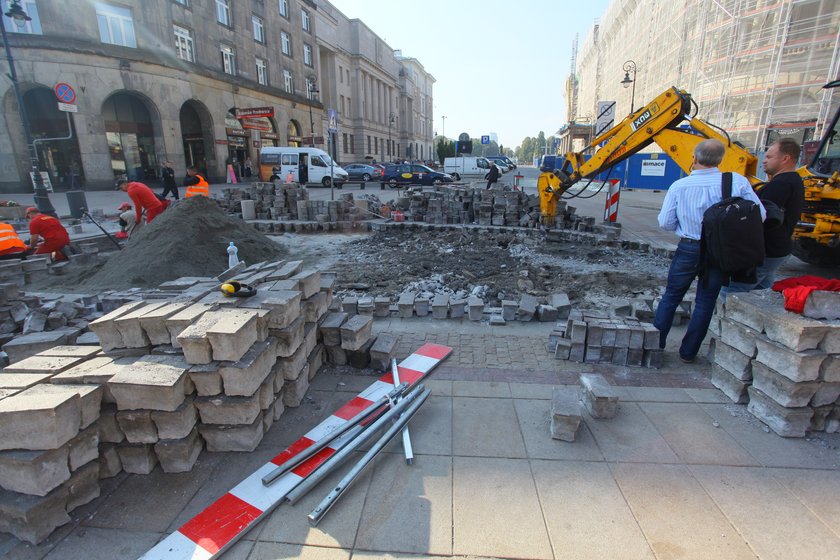 Znów remont na Krakowskim Przedmieściu