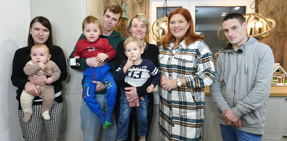Ekipa programu "Nasz Nowy Dom" odmieniła życie 7-osobowej rodziny z Krzywowólki