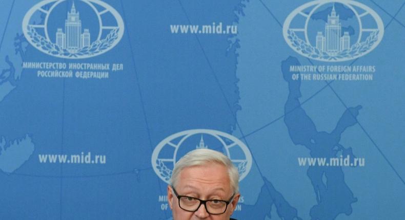 Deputy Foreign Minister Sergei Ryabkov, seen here in August 2019, will lead Russia in talks on the New START treaty