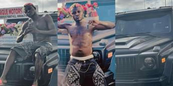 Drama as Portable Flaunts Cash After Arrest Over Alleged G-Wagon Debt