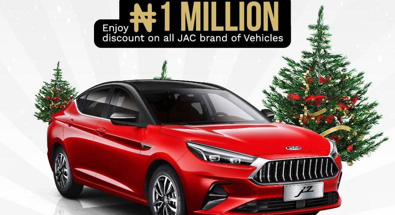 Enjoy whopping N1m discount buying JAC vehicle this season.