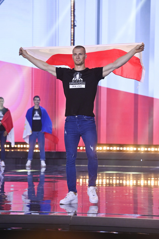 Daniel Tracz na konkursie Mister Supranational 2023
