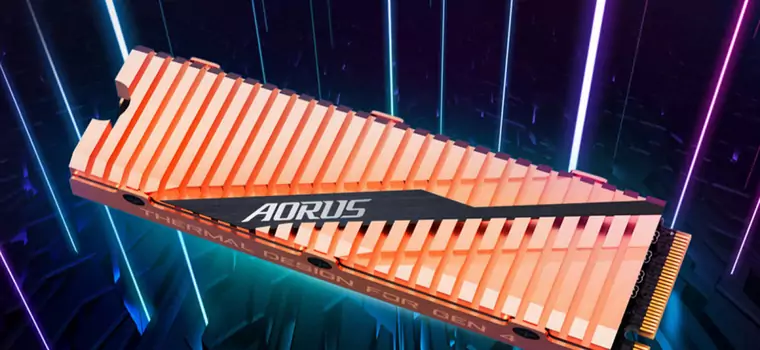 AORUS NVMe Gen4 to dysk SSD Gigabyte, który pokazuje potencjał PCIe 4.0