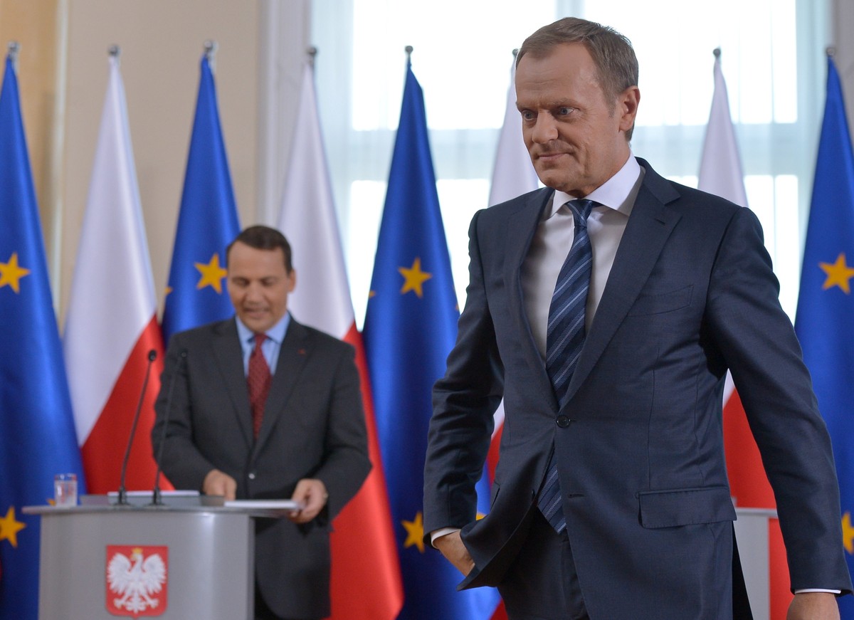 Radosław Sikorski i Donald Tusk