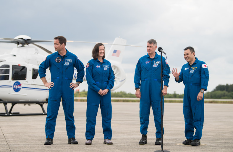 Załoga SpaceX Crew-2 na Florydzie