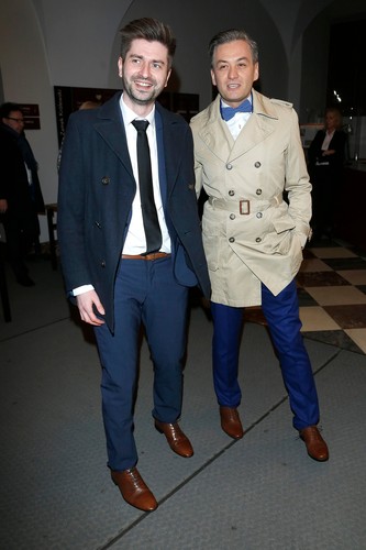 Robert Biedroń i Krzysztof Śmiszek na gali Wiktorów