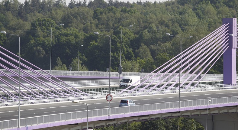 Mszana - Most na odcinku autostrady A1 w kierunku Czech (5) - fot.(mgo) PAP/Andrzej Grygiel