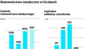 Ratownictwo medyczne w liczbach