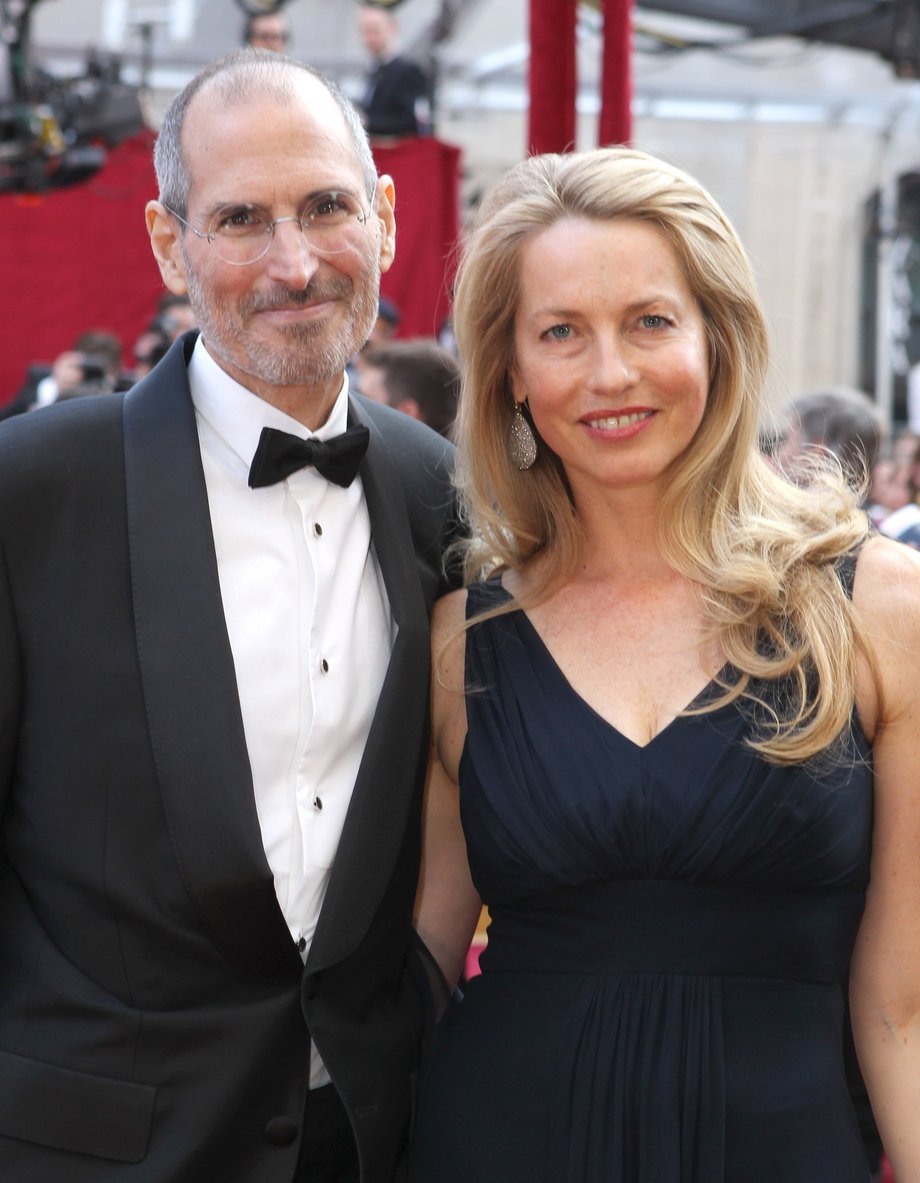 Steve Jobs i Laurene Powell w 2010 roku