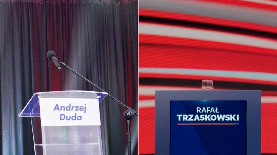 Puste miejsca dla Andrzeja Dudy (Leszno) i Rafała Trzaskowskiego (Końskie)