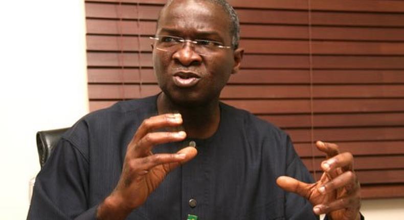 The Minister of Works and Housing, Mr Babatunde Fashola (PM News)