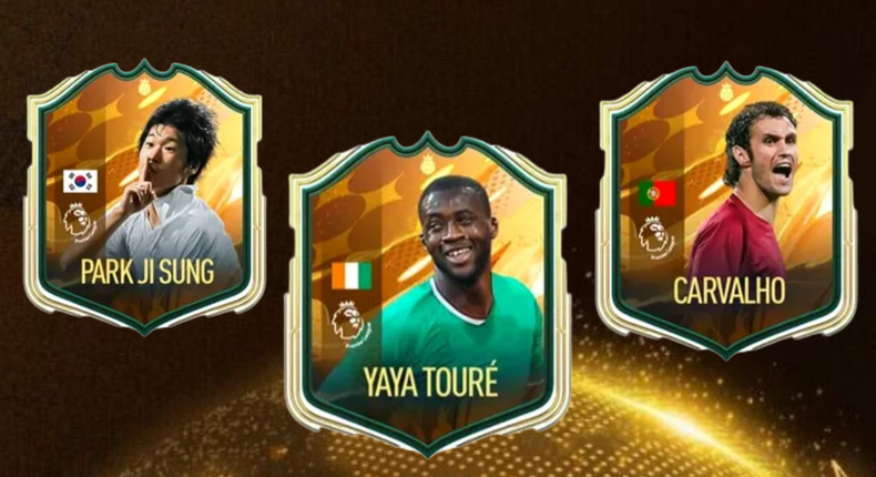 Yaya Toure, Park Jin-Sung and Ricardo Carvalho have been inducted as FUT Heroes in FIFA 23