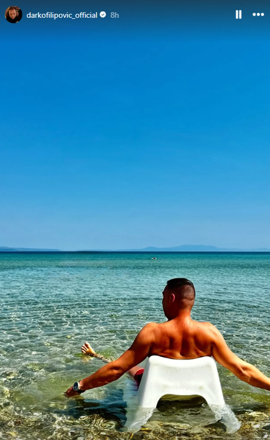 Darko Filipović na odmoru