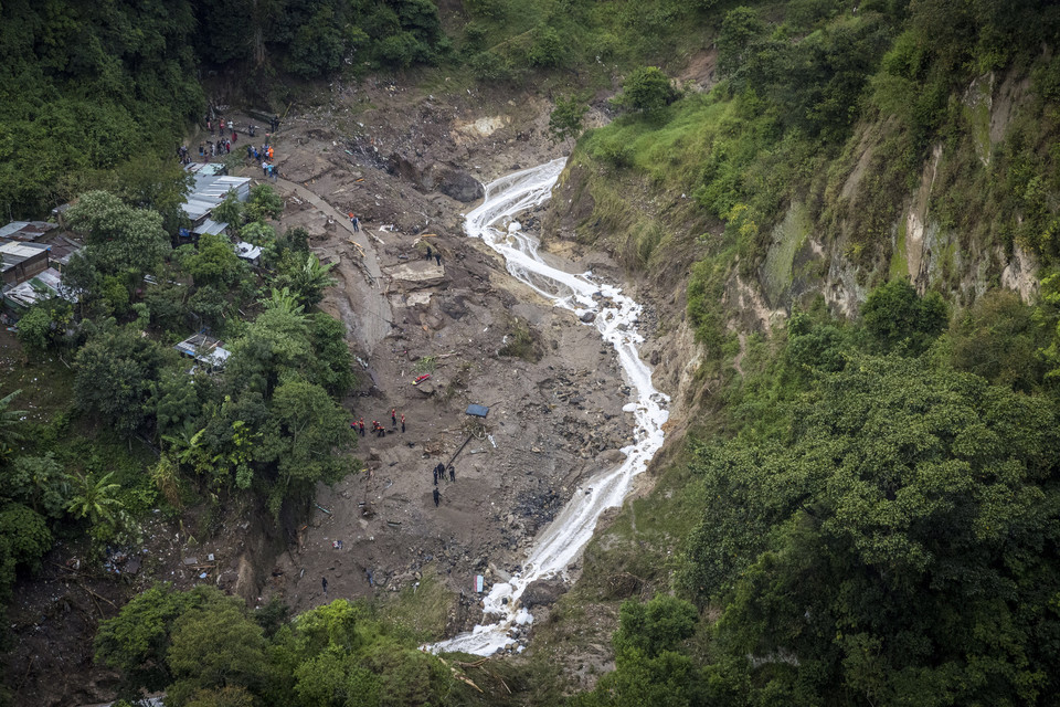 Gwałtowna powódź w Gwatemali