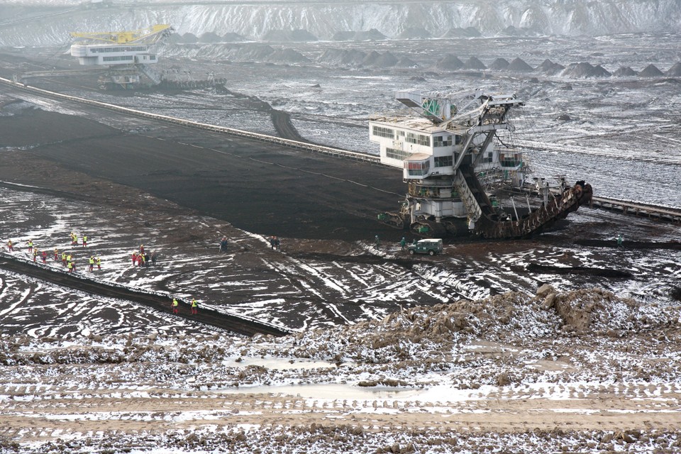 ROZTOKA ODKRYWKA WĘGIEL GREENPEACE PROTEST