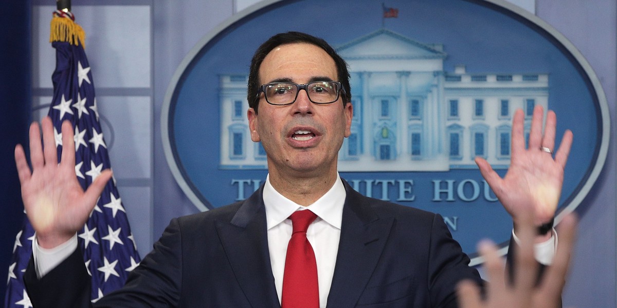 Steve Mnuchin reportedly wanted to use a US Air Force jet for his honeymoon