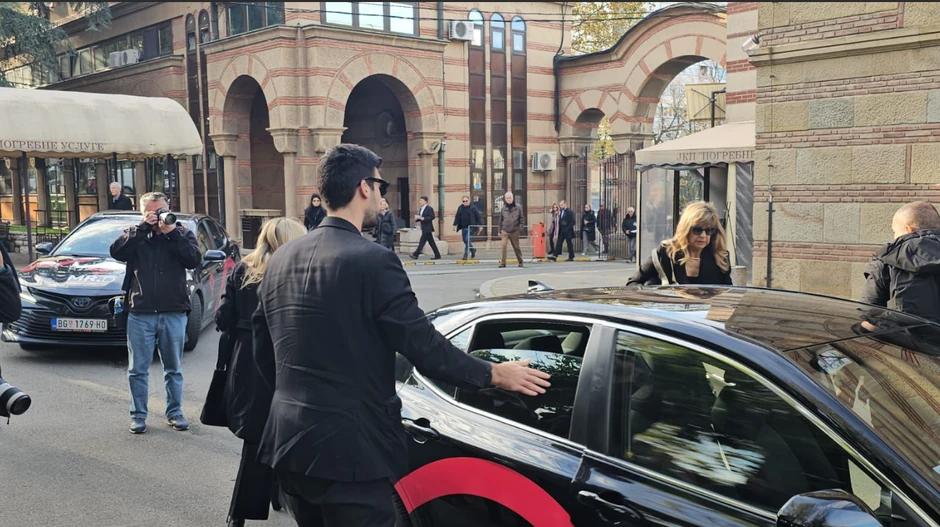 Porodica Žarka Lauševića na sahrani