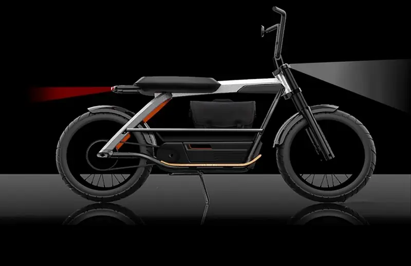 Futurystyczna miejska motorynka Harley-Davidson