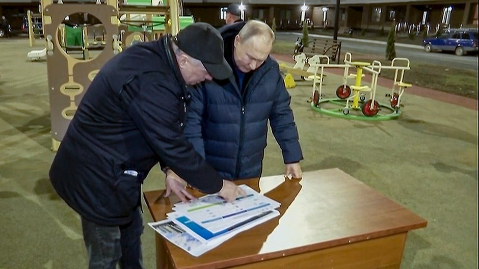 Władimir Putin w Mariupolu, 19 marca 2023 r.