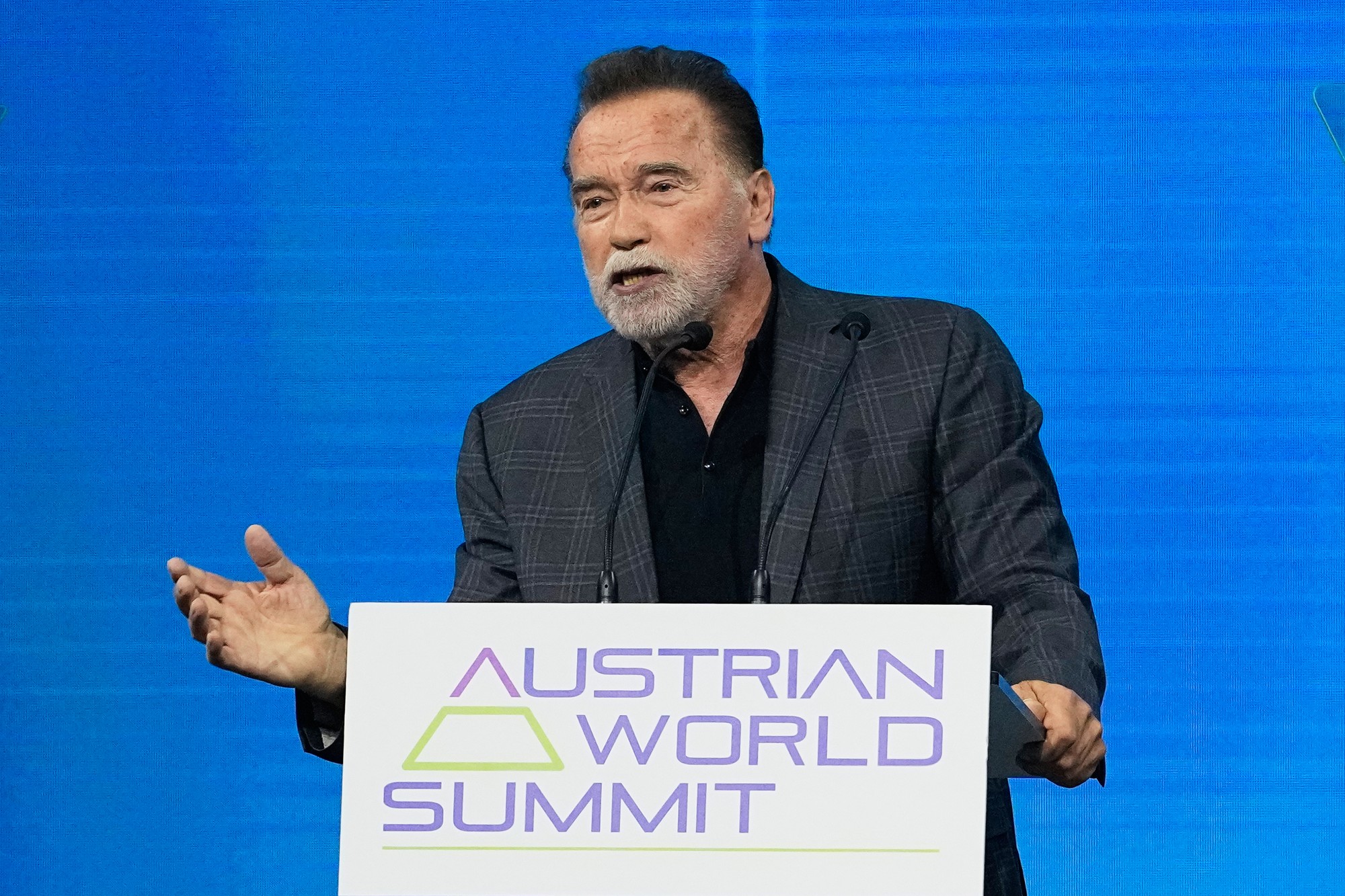 Herec a bývalý kalifornský guvernér Arnold Schwarzenegger.
