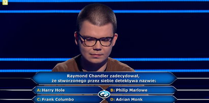 „Milionerzy” uczestnik zrezygnował przez pytanie o Raymonda Chandlera