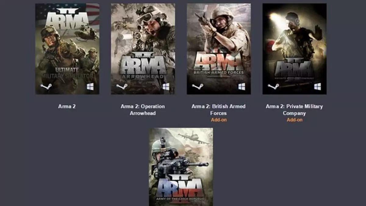 Humble ARMA Bundle - wszystkie części serii wraz z dodatkami za niewiele ponad 60 złotych