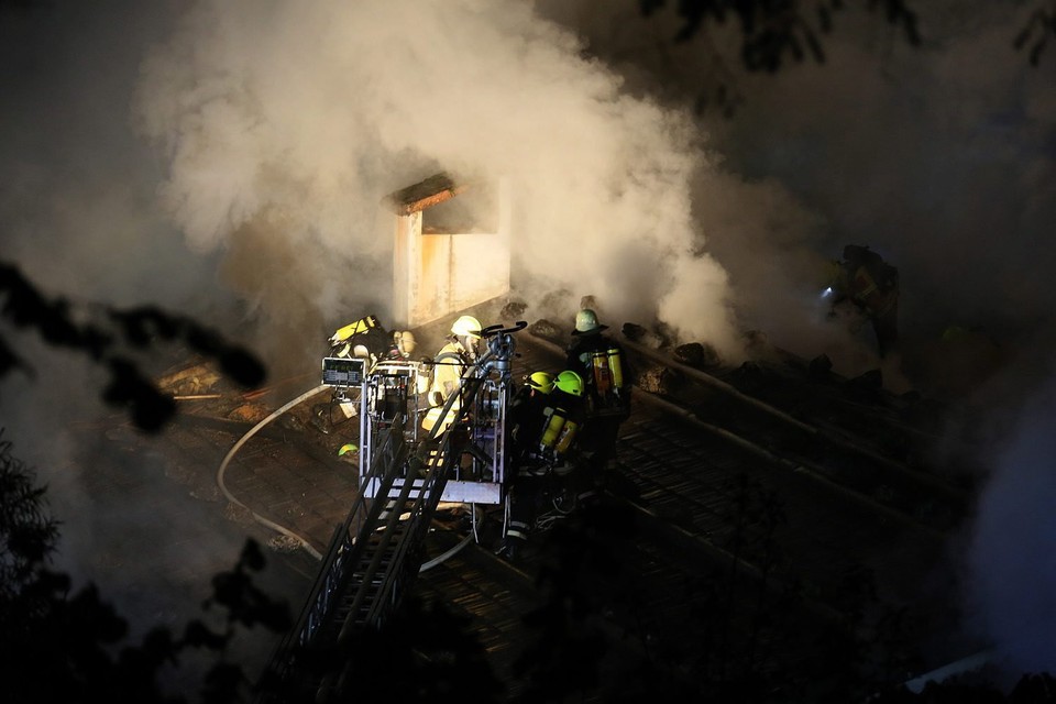 GERMANY FIRE (Fire at event hotel)