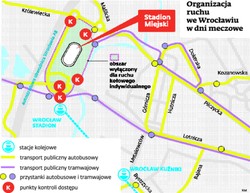 Euro 2012: We Wrocławiu ruch komunikacji miejskiej pójdzie po nowej obwodnicy