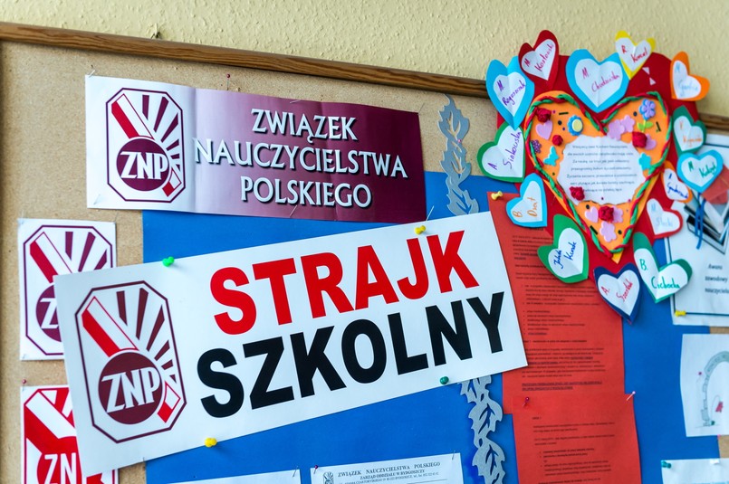 Informacja o strajku w Zespole Szkół nr 21 - Szkoła Podstawowa nr 32 i Gimnazjum nr 8 w Bydgoszczy