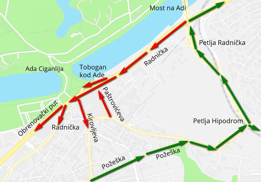 Promene oko Ade Ciganlije