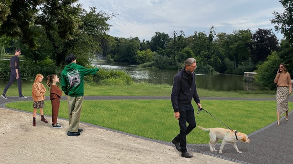 Ścieżki prowadzące do tarasu Ludwiga Landsberga już niebawem będą znacznie bardziej przyjazne.  